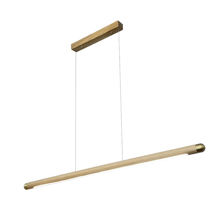 LED Lustr na lanku LED/22W/230V 4000K 120 cm jasan/masiv