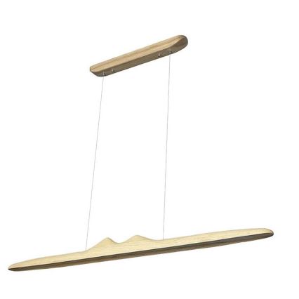 LED Lustr na lanku LED/22W/230V 4000K 120 cm jasan/masiv