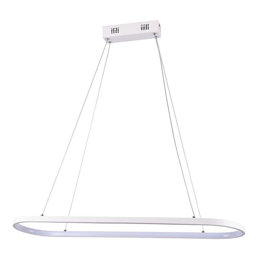 LED Lustr na lanku LED/24W/230V 3000K bílá