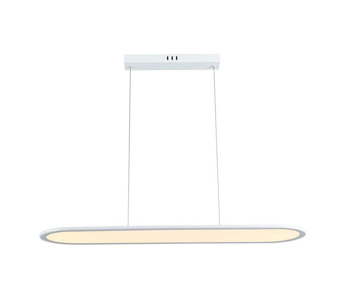 LED Lustr na lanku LED/24W/230V 3000K bílá