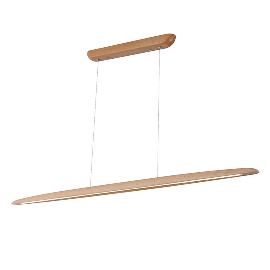 LED Lustr na lanku LED/26W/230V 4000K 150 cm buk/masiv