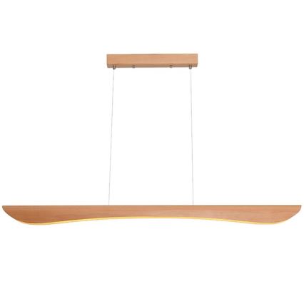 LED Lustr na lanku LED/26W/230V 4000K 150 cm buk/masiv