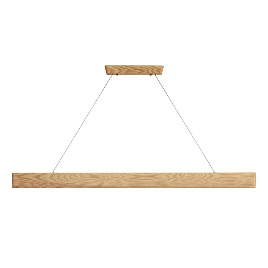 LED Lustr na lanku LED/26W/230V 4000K 150 cm jasan/masiv