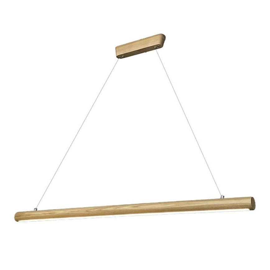 LED Lustr na lanku LED/26W/230V 4000K 150 cm jasan/masiv