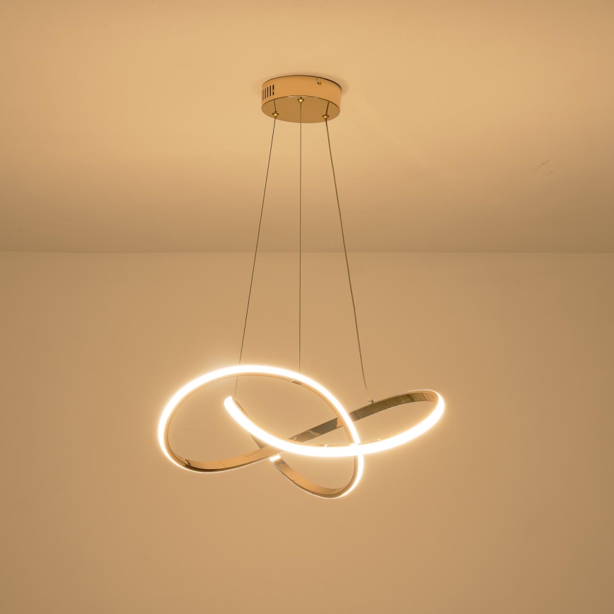 LED Lustr na lanku LED/30W/230V 3000K