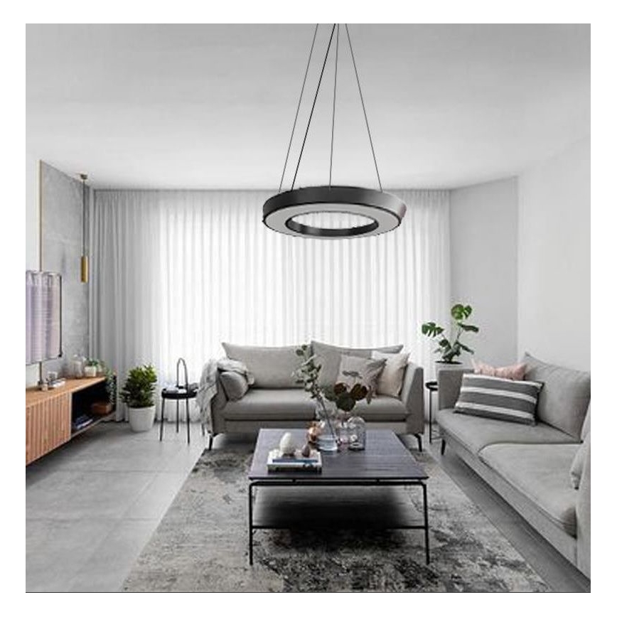 LED Lustr na lanku LED/30W/230V 4000K pr. 60 cm