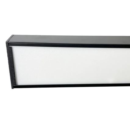 LED Lustr na lanku LED/32W/230V 4000K pr. 120 cm černá