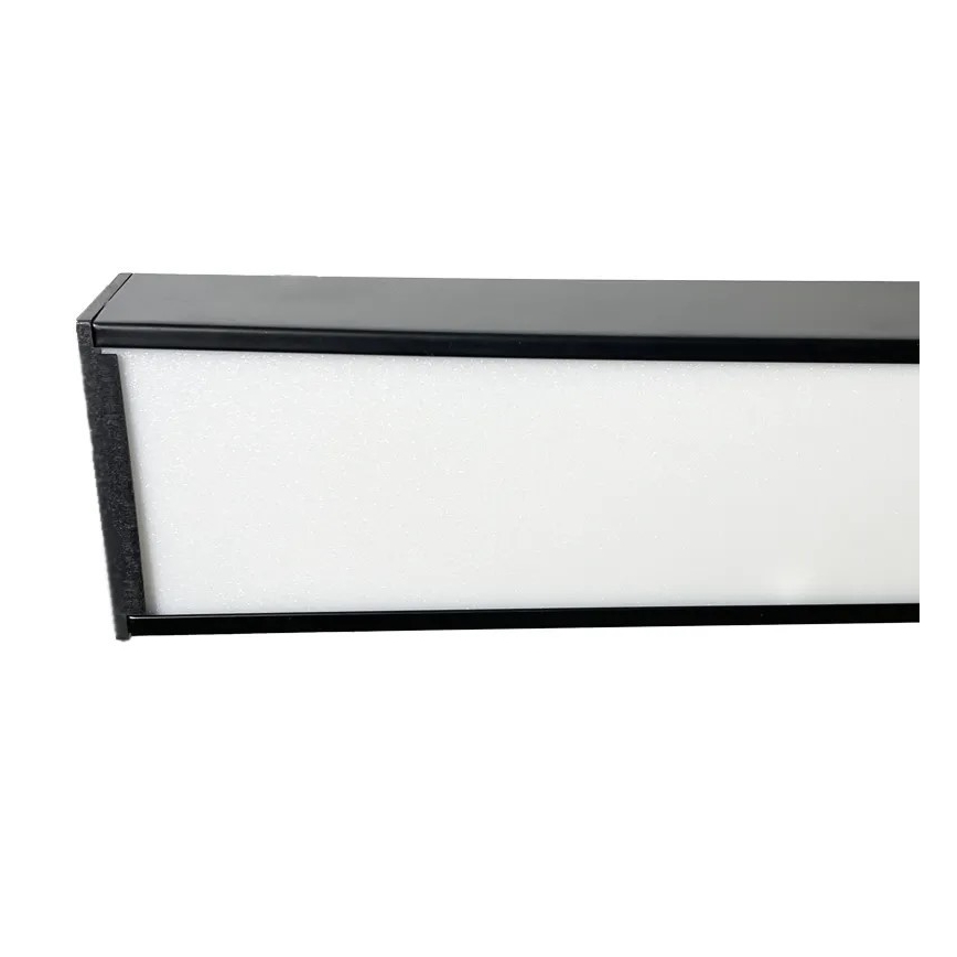 LED Lustr na lanku LED/32W/230V 4000K pr. 120 cm černá