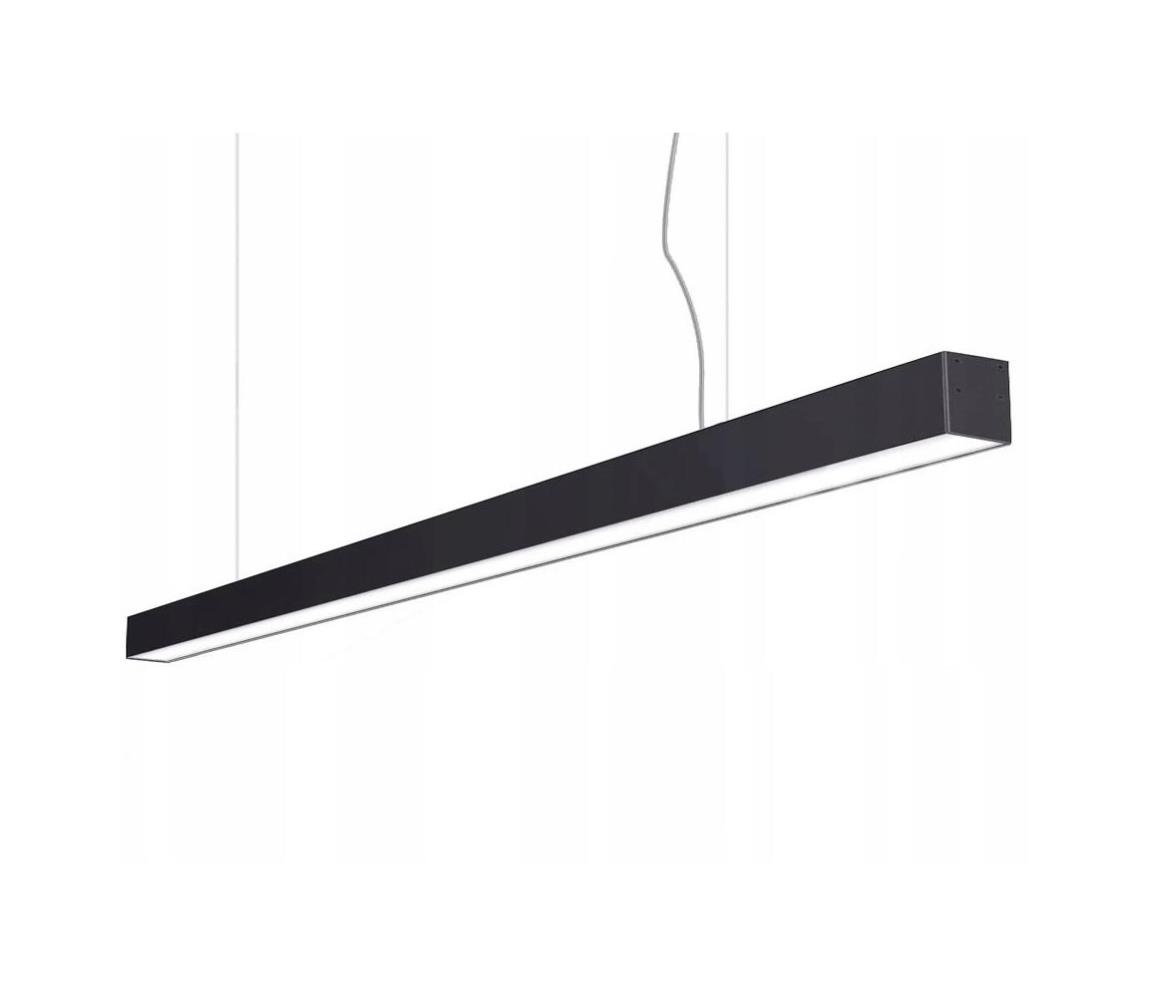 MAXLED LED Lustr na lanku LED/40W/230V 120cm černá MX0158