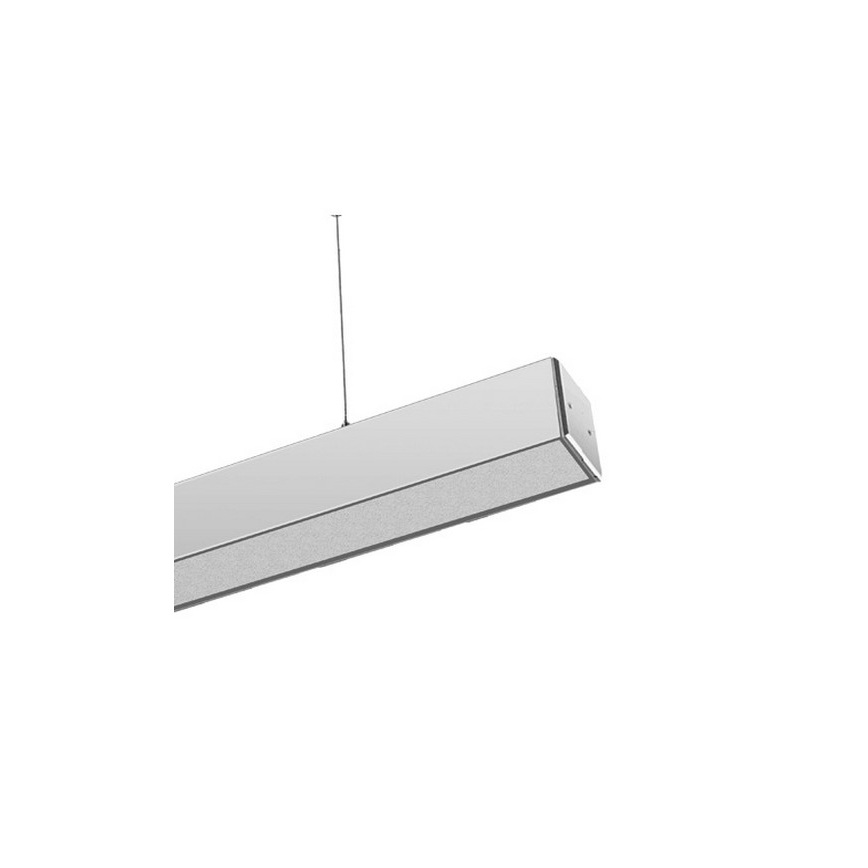 LED Lustr na lanku LED/40W/230V 120cm stříbrná