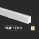 LED Lustr na lanku LED/40W/230V 3000/4000/6400K bílá