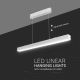 LED Lustr na lanku LED/40W/230V 3000/4000/6400K bílá