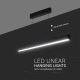 LED Lustr na lanku LED/40W/230V 3000/4000/6400K černá