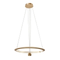 LED Lustr na lanku LED/45W/230V 3000K pr. 62 cm zlatá