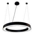 LED Lustr na lanku LED/50W/230V 4000K pr. 100 cm černá