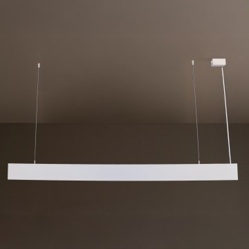 LED Lustr na lanku LED/55W/230V 3000/4000/6500K 120 cm bílá