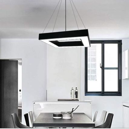 LED Lustr na lanku LED/55W/230V 4000K 80x80 cm