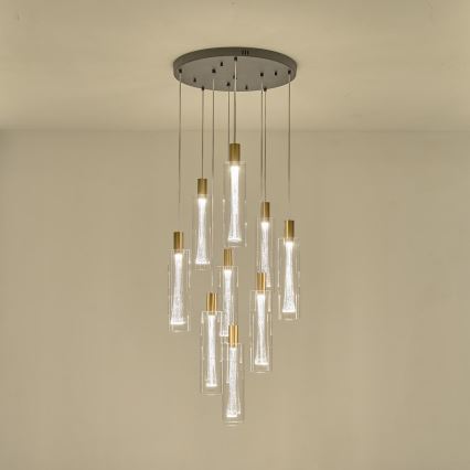 LED Lustr na lanku LED/60W/230V 3000K