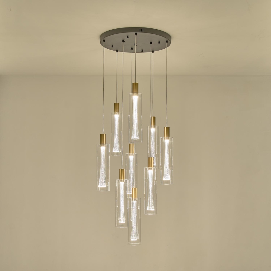LED Lustr na lanku LED/60W/230V 3000K