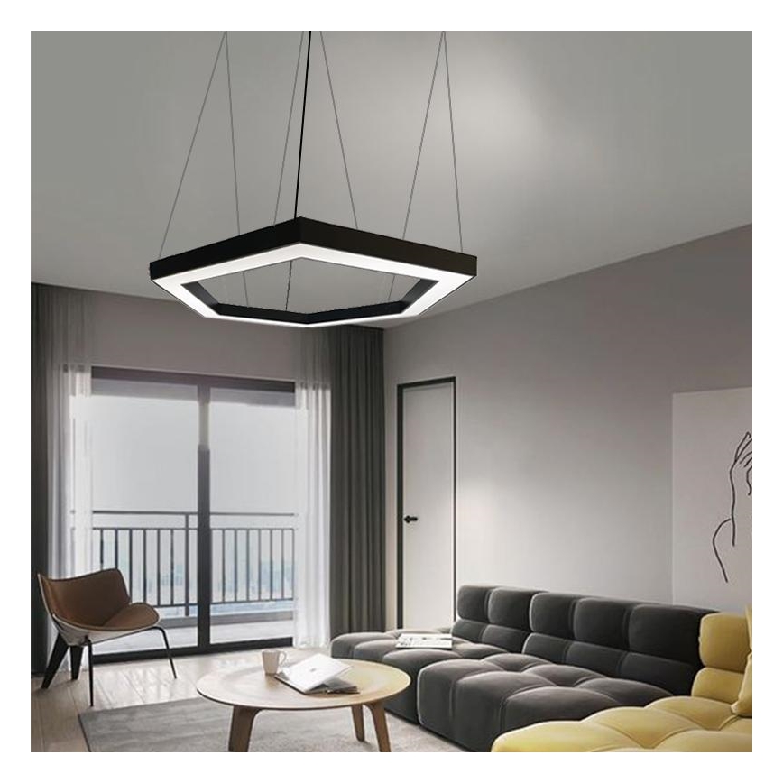 LED Lustr na lanku LED/60W/230V 4000K pr. 120 cm