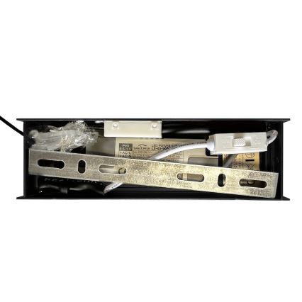 LED Lustr na lanku LINEA LED/36W/230V 3000/4000/5700K CRI 90 černá