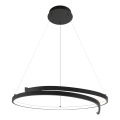 LED Lustr na lanku LORENZO LED/35W/230V černá