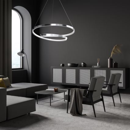 LED Lustr na lanku LUCERO LED/48W/230V lesklý chrom