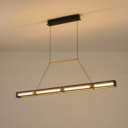 LED Lustr na lanku LUIS LED/21W/230V 3000K 45x120 cm