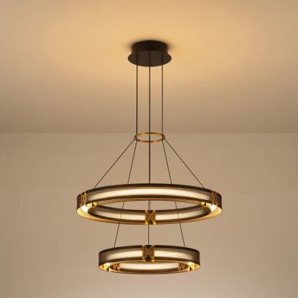 LED Lustr na lanku LUIS LED/62W/230V 3000K 62x120 cm