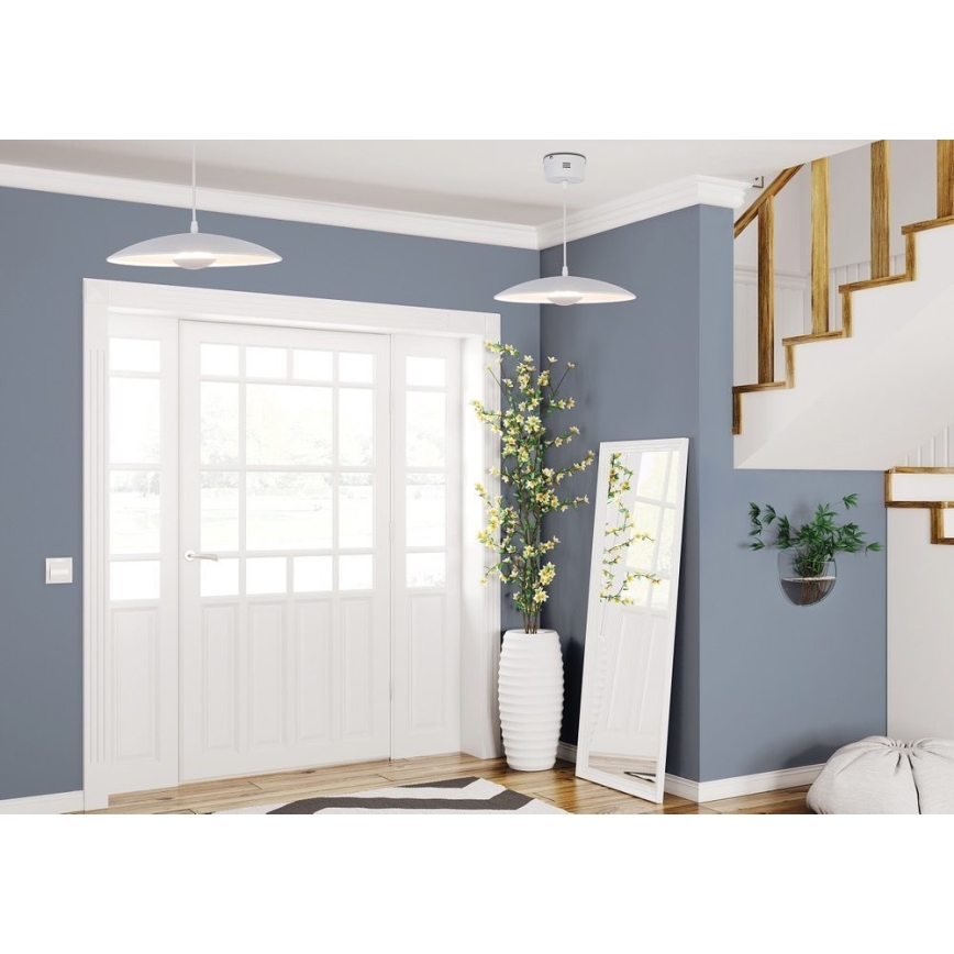 LED Lustr na lanku LUND LED/10W/230V bílá