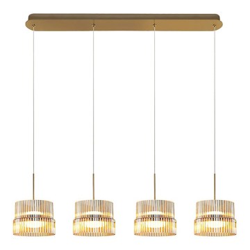LED Lustr na lanku LUXE LED/46W/230V mosaz