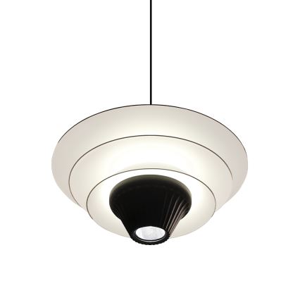 LED Lustr na lanku MANLEY LED/5W/230V černá/bílá