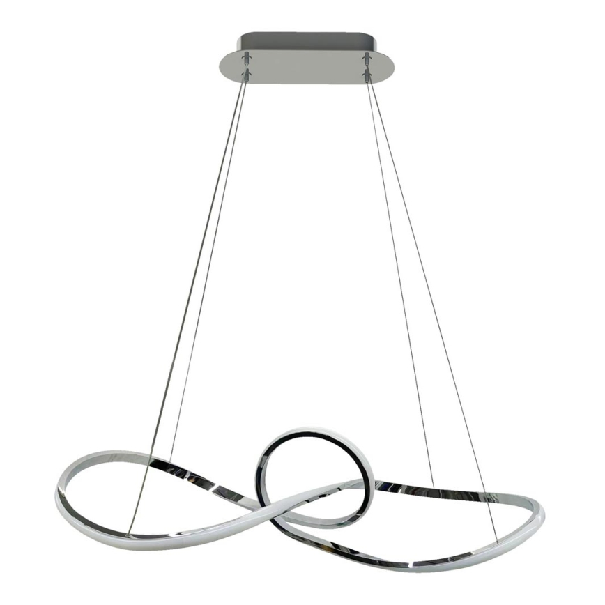LED Lustr na lanku MARCO LED/42W/230V lesklý chrom
