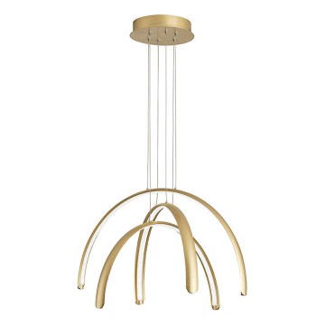 LED Lustr na lanku MEGAN LED/41W/230V zlatá
