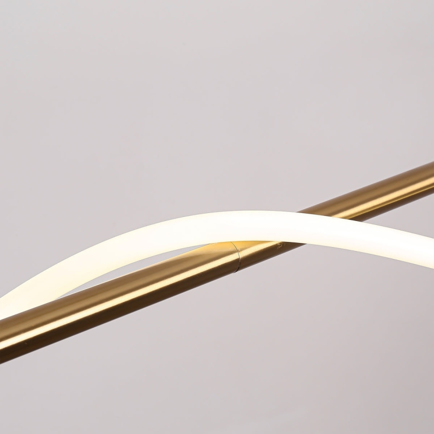 LED Lustr na lanku MELECA LED/24W/230V 3000/4000/6000K 100 cm zlatá