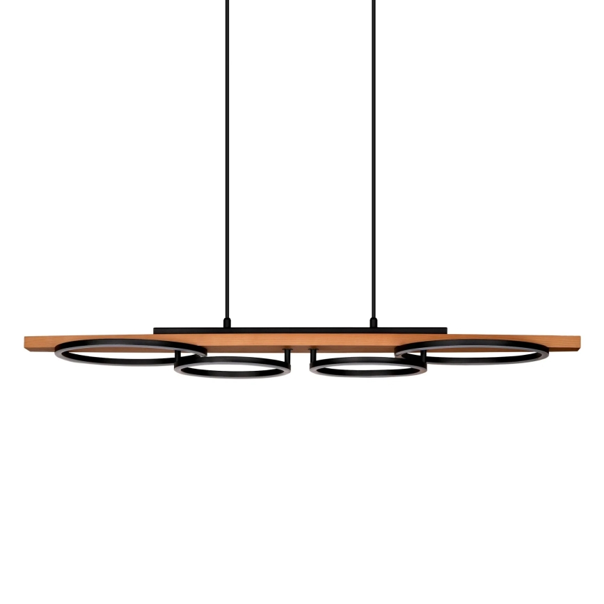 LED Lustr na lanku MELISA LED/35W/230V borovice