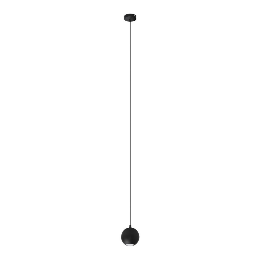 LED Lustr na lanku MIDWAY 1xGU10/4,8W/230V černá