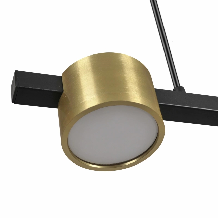 LED Lustr na lanku MIRELLA 3xGX53/6W/230V zlatá/černá