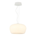 LED Lustr na lanku NADIA LED/20W/230V bílá