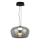 LED Lustr na lanku NADIA LED/20W/230V kouřová/černá