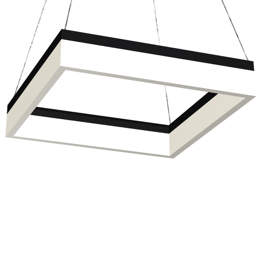 LED Lustr na lanku NERO 1xLED/32W/230V