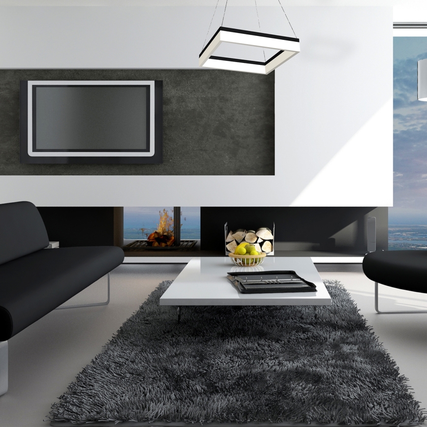 LED Lustr na lanku NERO LED/32W/230V