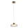 LED Lustr na lanku NIMBUS LED/8W/230V 3000K zlatá/čirá pr. 20 cm