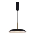 LED Lustr na lanku NUDO LED/11W/230V 3000/4000/6000K černá