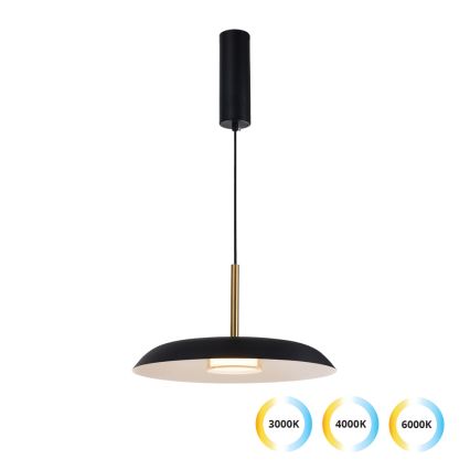 LED Lustr na lanku NUDO LED/11W/230V 3000/4000/6000K černá