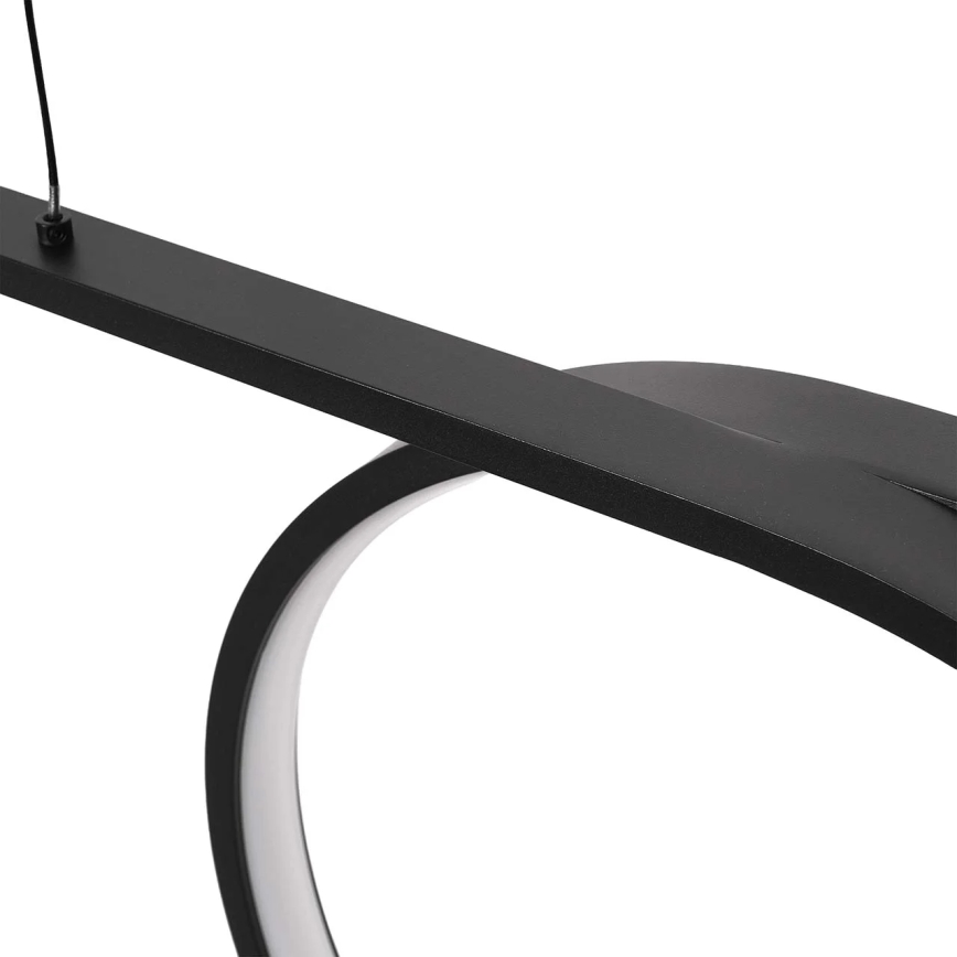 LED Lustr na lanku ODETTA LED/30W/230V 4000K černá