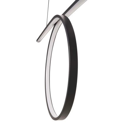 LED Lustr na lanku ODETTA LED/42W/230V 4000K černá