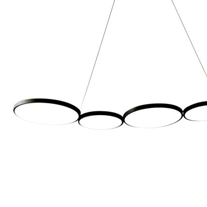 LED Lustr na lanku OLYMPIA 5xLED/10W/230V černá