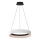 LED Lustr na lanku ORBITA LED/52W/230V bílá/černá