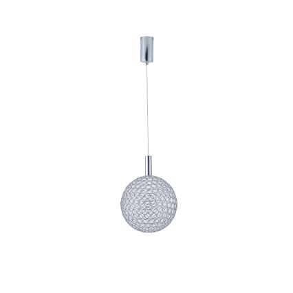 LED Lustr na lanku PERFORATO LED/6,3W/230V 3000K lesklý chrom pr. 25 cm